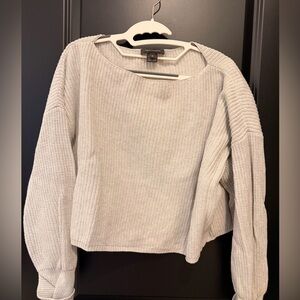 French connection, medium cropped sweat sweater